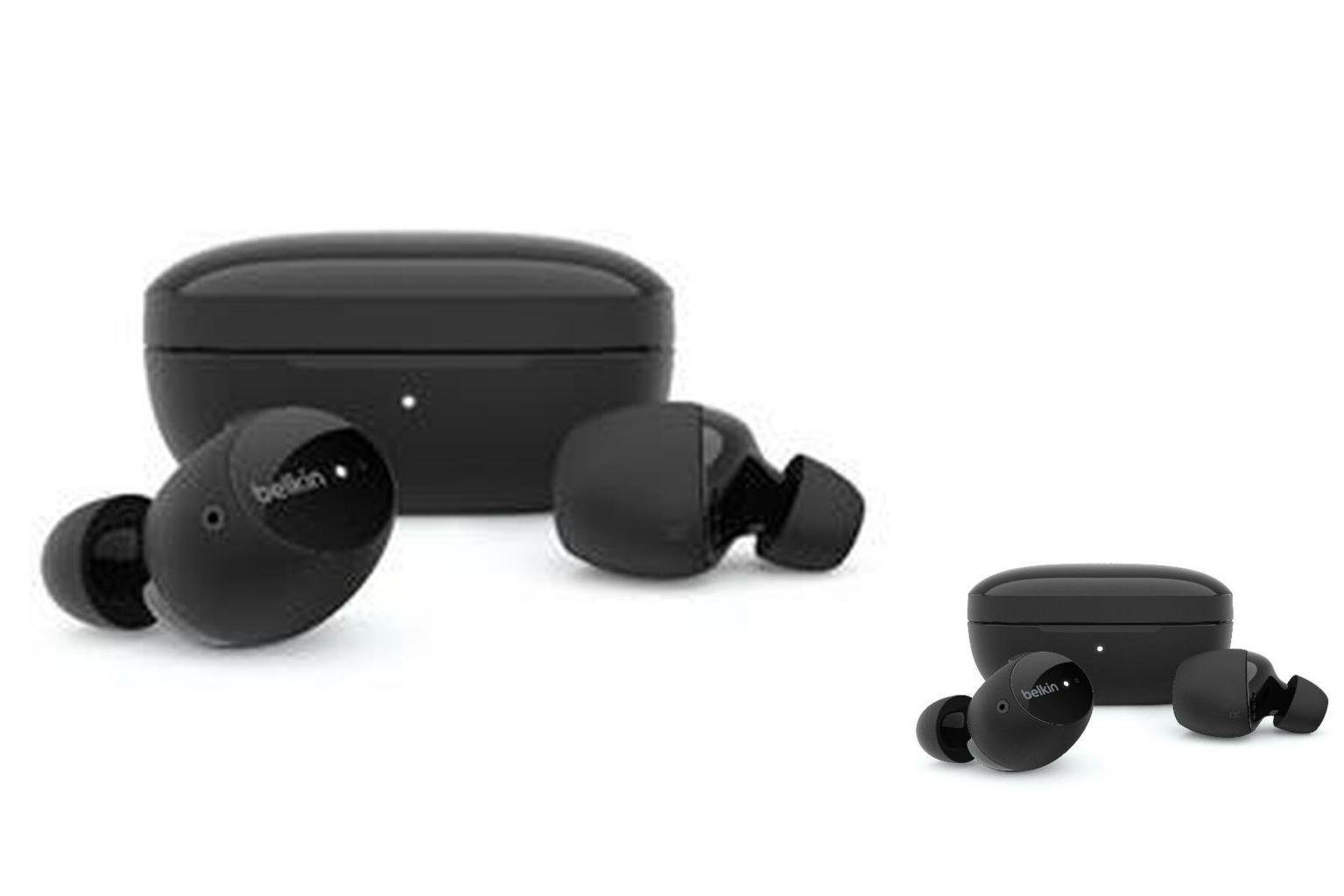 Belkin Kopfhörer mit Mikrofon Belkin AUC003BTBK Bluetooth Kopfhörer schwarz