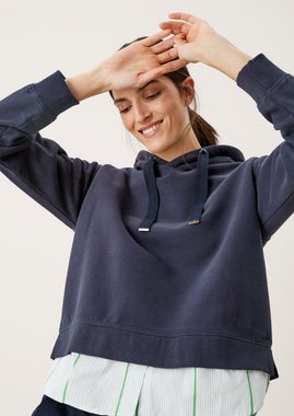 s.Oliver Sweatshirt Hoodie mit Bluseneinsatz Layering