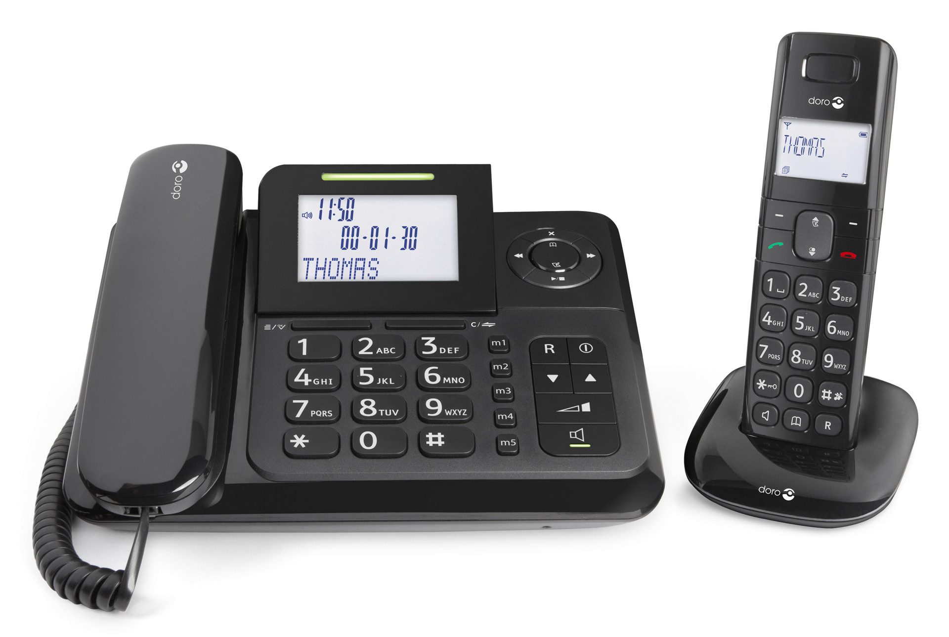 Doro Comfort 4005 Combo Schnurloses Mobilteil (Mobilteile: 1, DECT, mit Anrufbeantworter)
