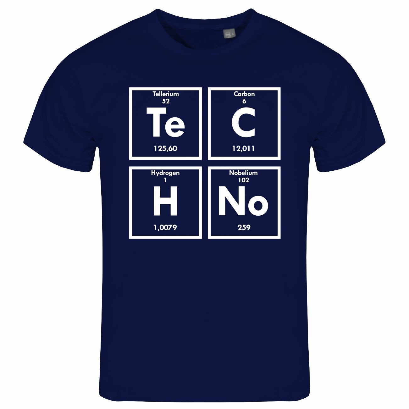 Print-Shirt Herren T-Shirt Techno