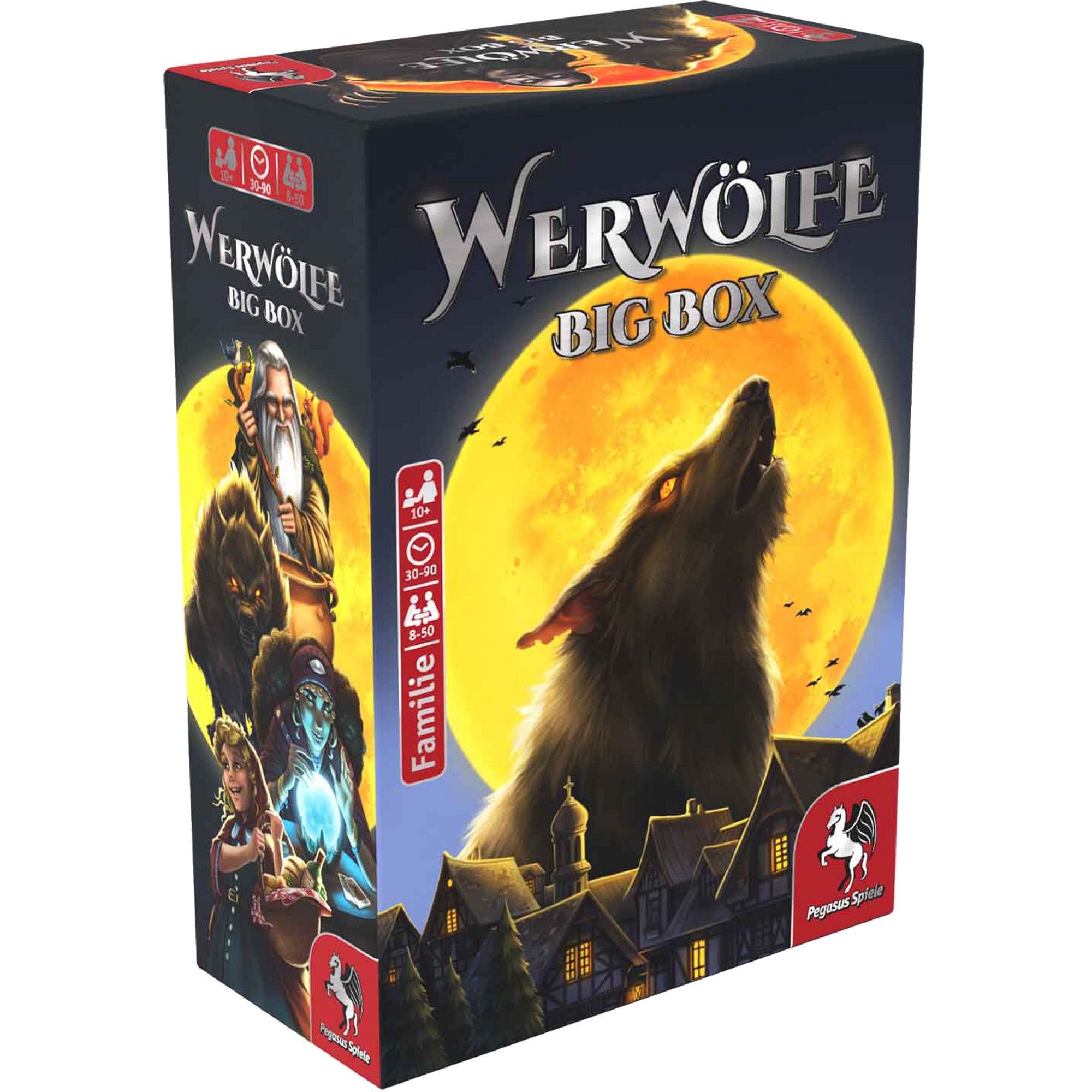 Pegasus Spiel Pegasus Werwölfe Big Box, Kartenspiel