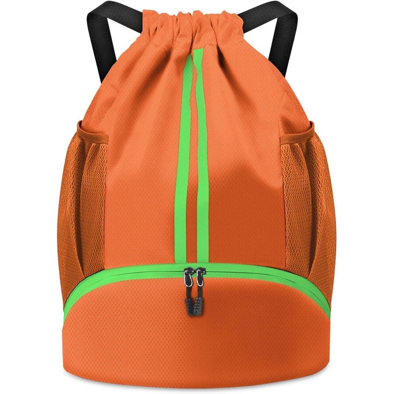Sporttasche Sporttasche Turnbeutel Fußball Rucksack Kordelzug Gymsack wasserdicht