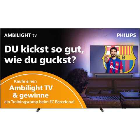 Philips 77OLED808/12 OLED-Fernseher (194 cm/77 Zoll, 4K Ultra HD, Android TV, Google TV, Smart-TV)