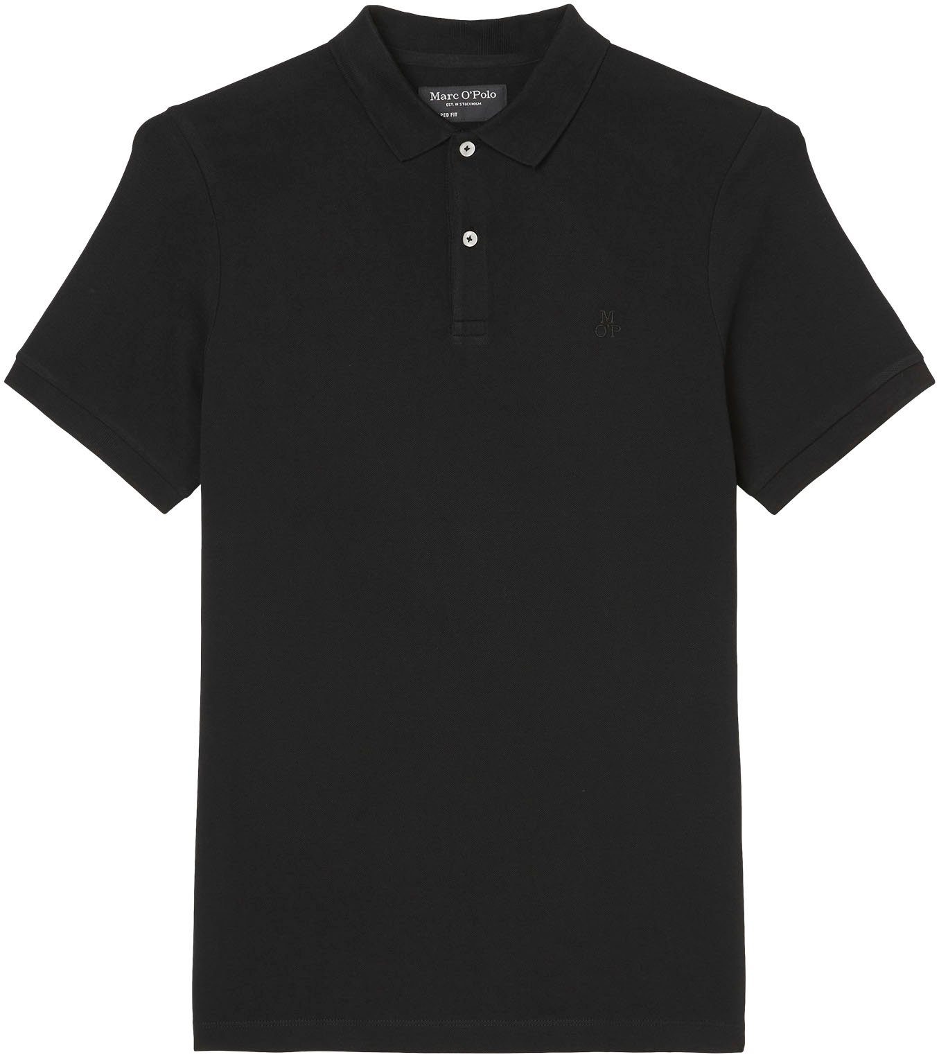 Marc O'Polo Poloshirt im klassischen schwarz Look