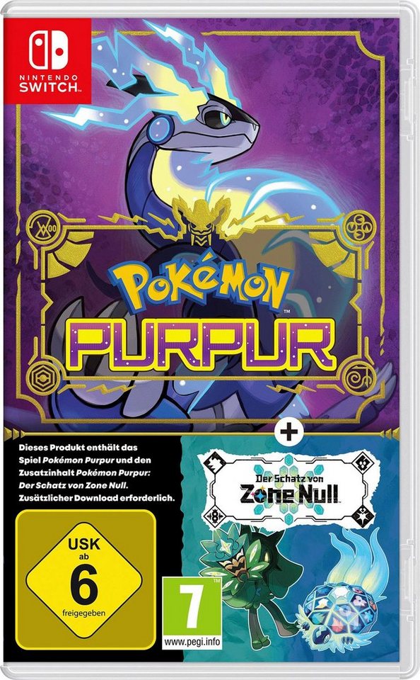 Pokémon Purpur + Der Schatz von Zone Null- Erweiterung Nintendo Switch,  Erscheinungstermin