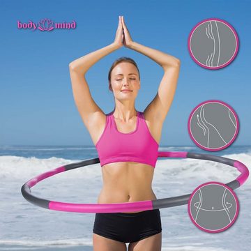 Body & Mind Hula-Hoop-Reifen Fitness-Reifen (bis 0,8 kg), verstellbarer Fitness-Ring