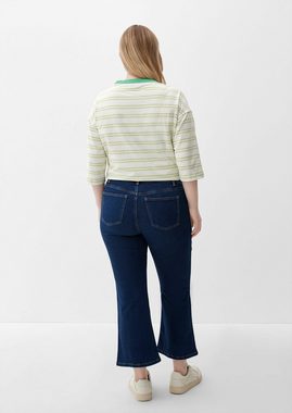 TRIANGLE Stoffhose Skinny: Ankle-Jeans mit Flared leg Waschung