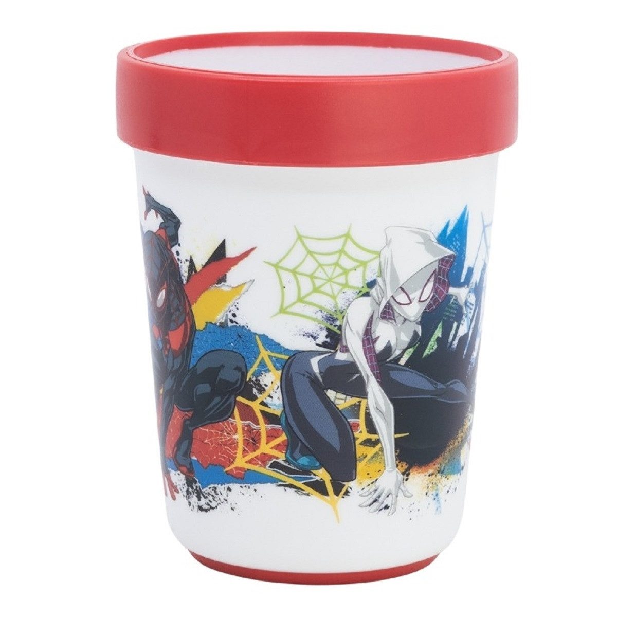Spiderman Tasse Kindergeschirr ab 4 Jahren Tasse für Kinder mikrowellengeeignet 260 ml