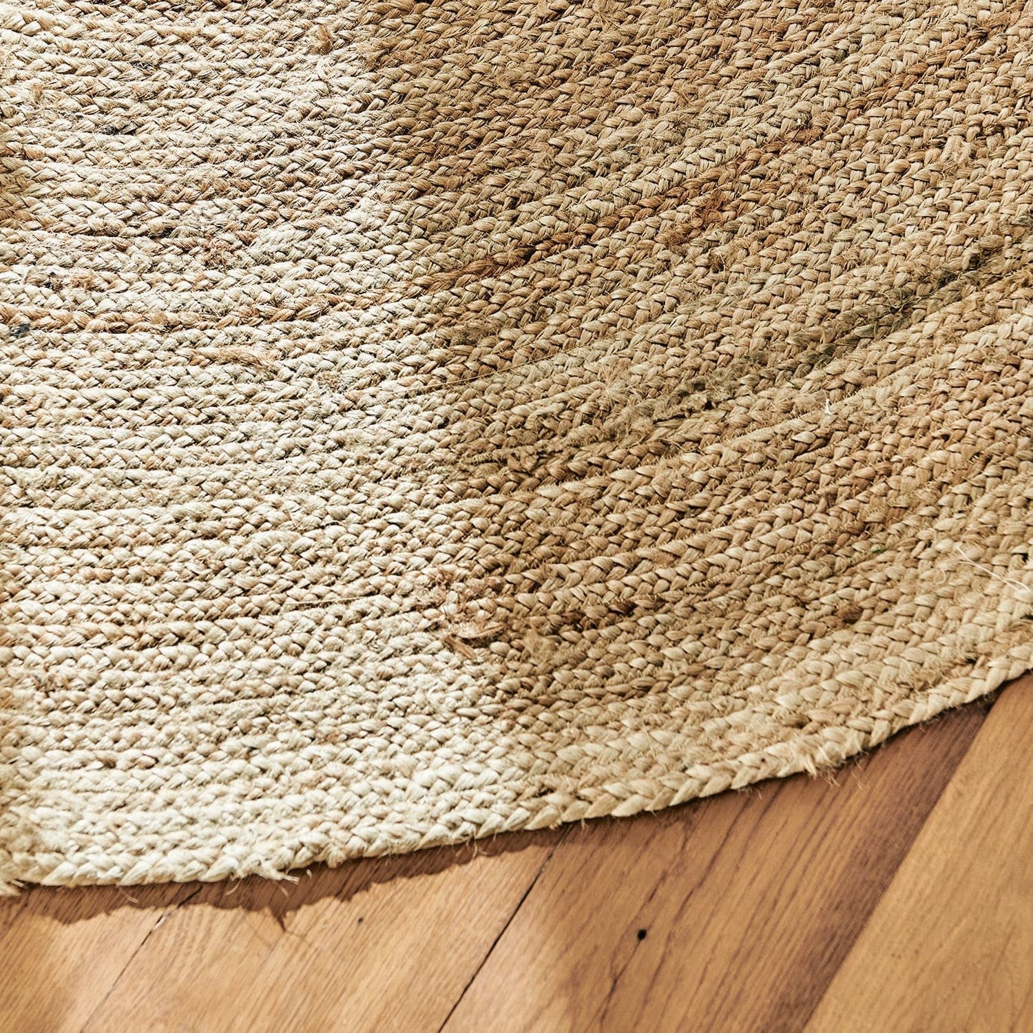 Mirabeau Teppich mediterraner Teppich Ausone traditionell gewebt aus Jute braun, Wohnzimmerteppich, ovale Form, L 300cm, B 200cm