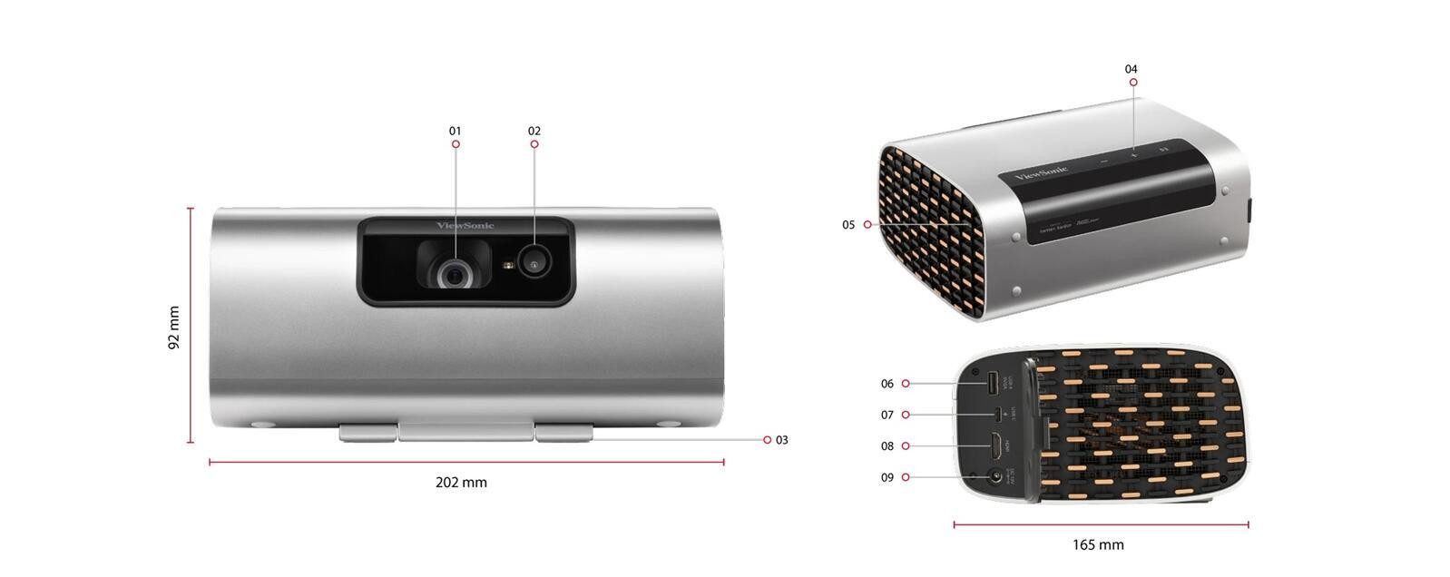 Viewsonic M10E Beamer (Lens-Shift)