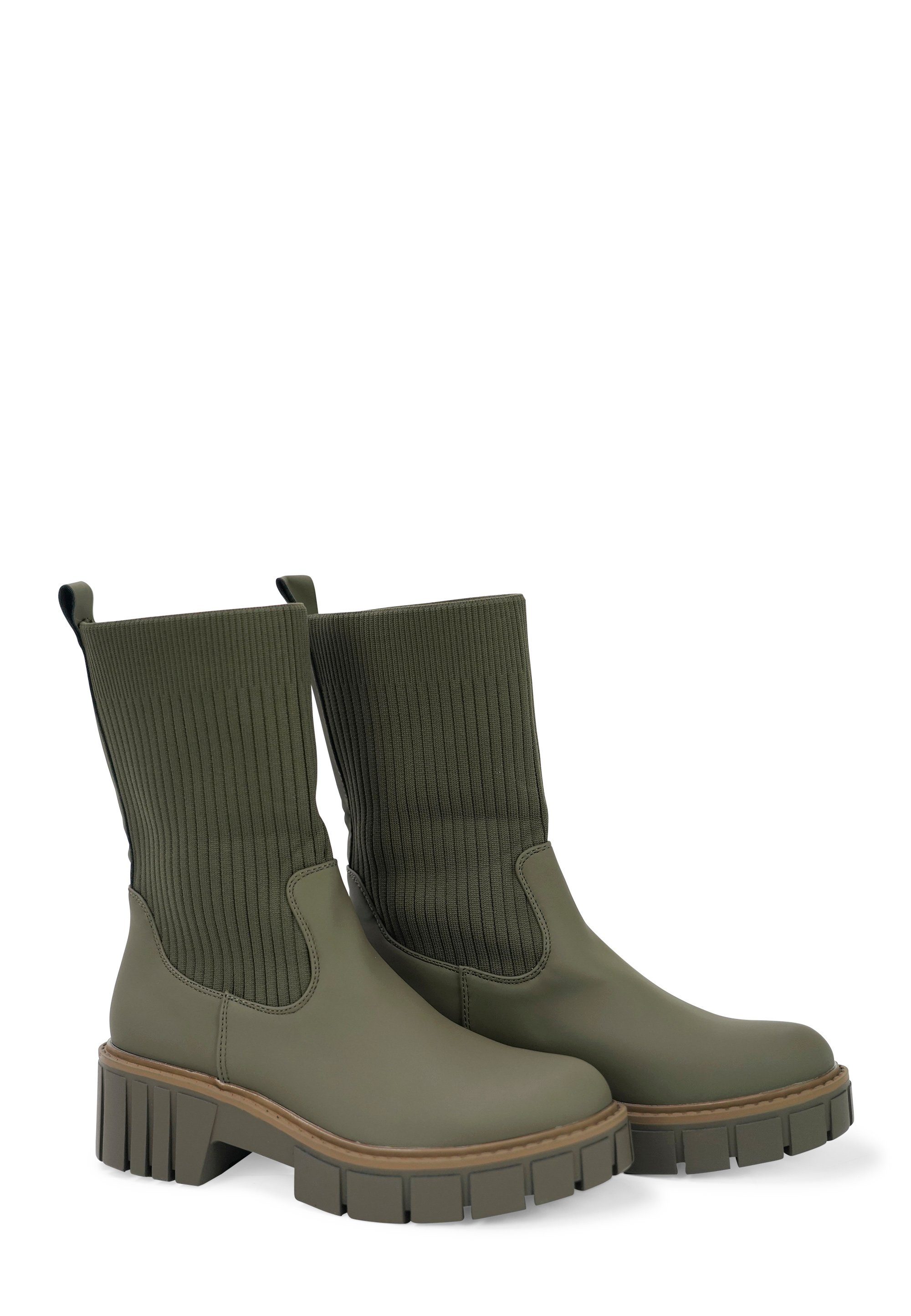 Findlay ZION Stiefel taupe mit Schaft elastischem