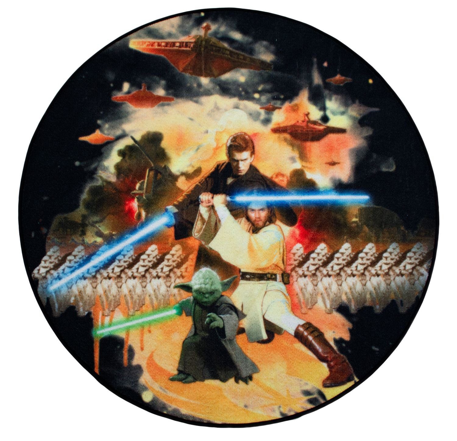 Teppich Star Wars Ковры SW-29 Rund 100 x 100 cm Kinderteppich, Star Wars, Rund, Höhe: 5 mm