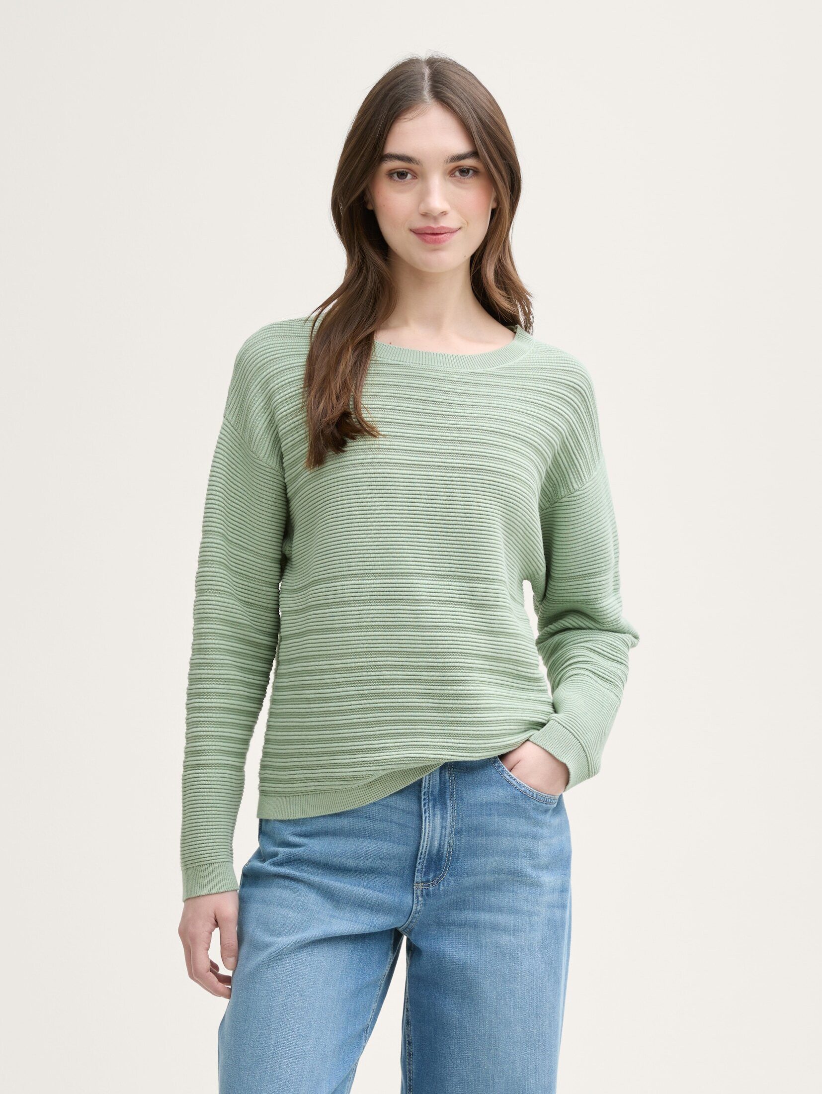 Strickpullover Strickpullover aus Baumwolle