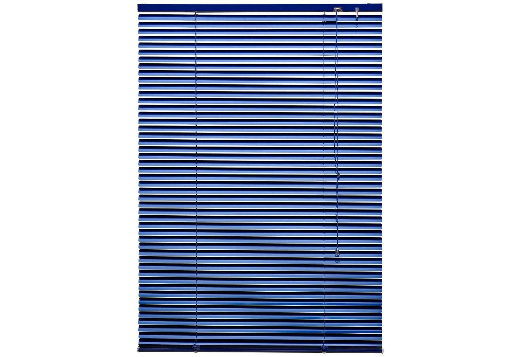 Jalousie Aluminium-Jalousie, royalblau freihängend, Liedeco, mit Aluminium Bohren