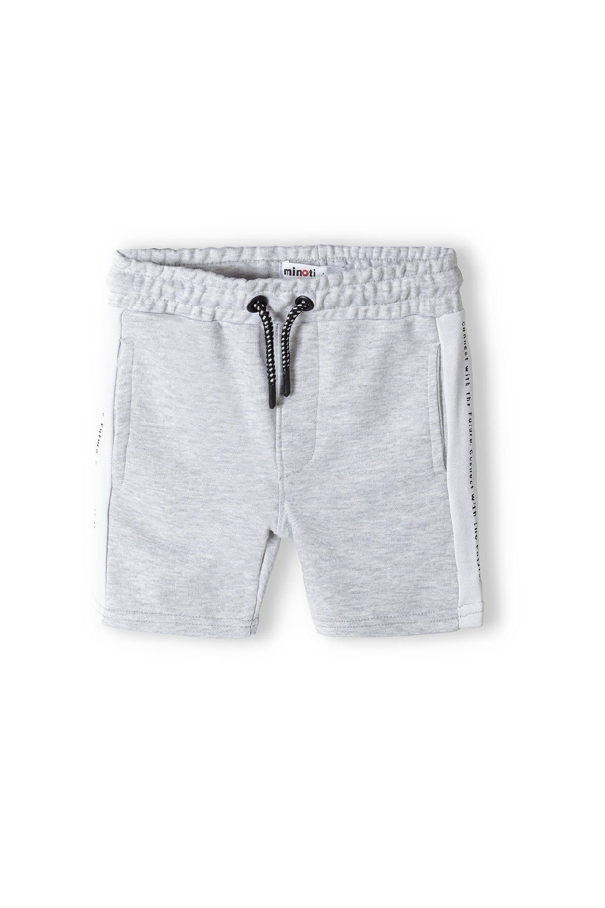 MINOTI Sweatshorts Shorts (12m-14y) Grau Meliert