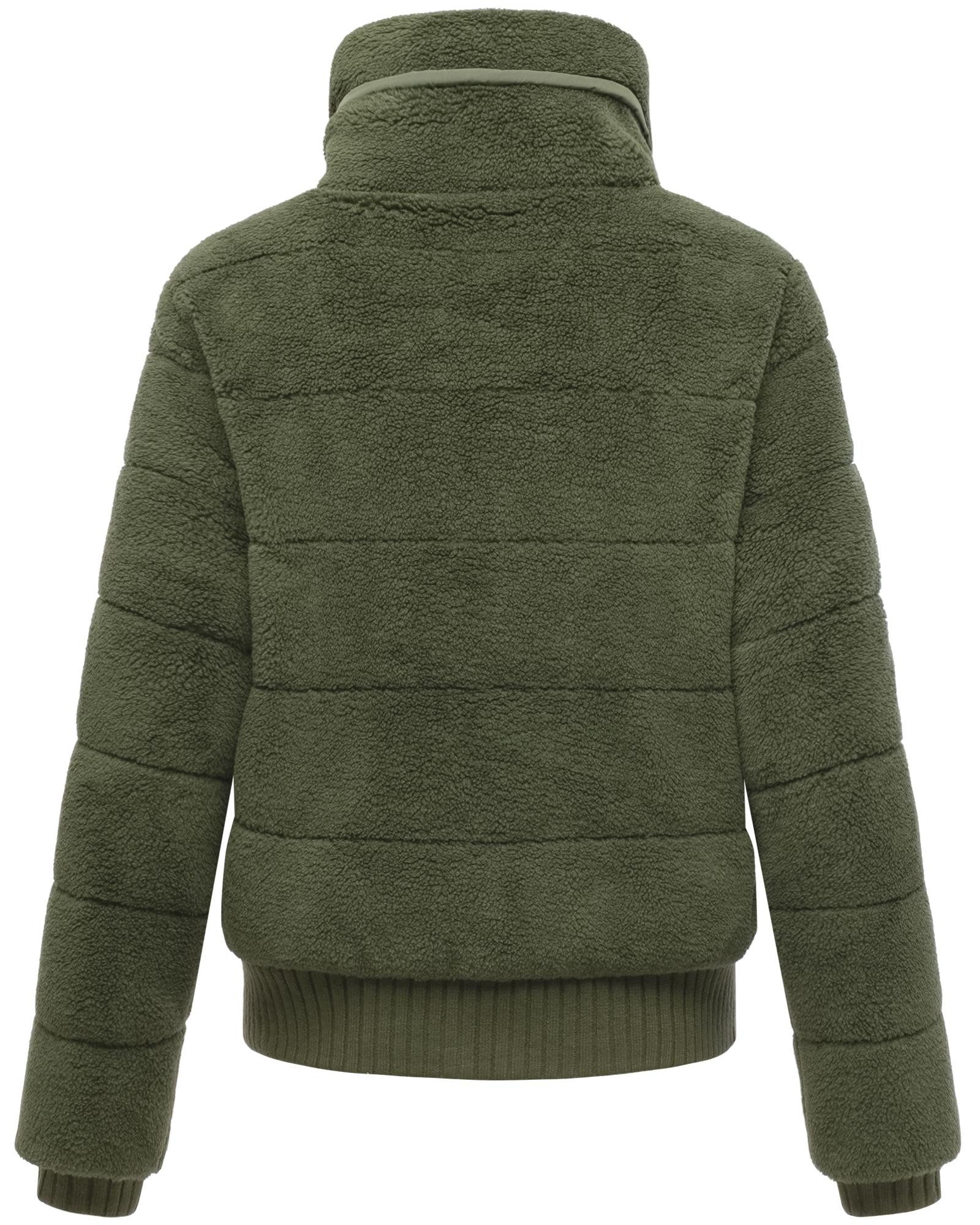 Navahoo Plüschjacke Schneepuder 14 warme Damen Teddyjacke für den Winter