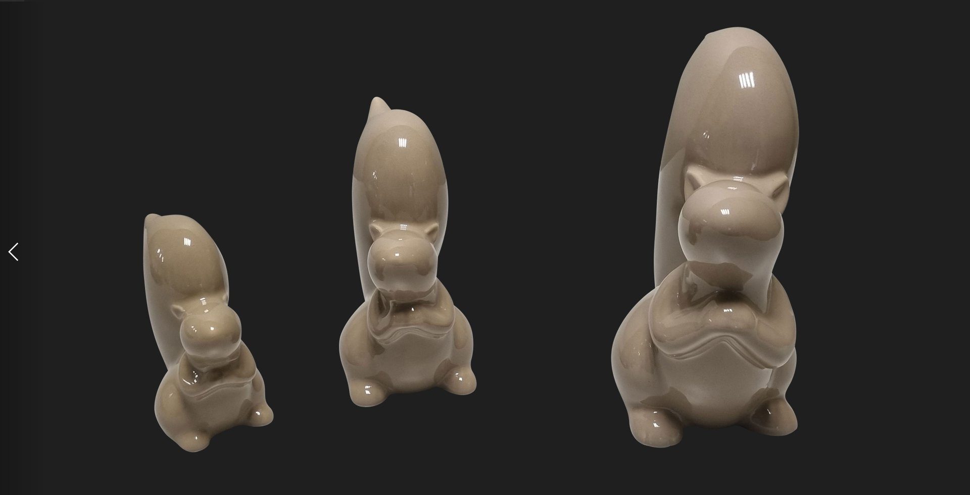 Eichhörnchen Dekofiguren Stück Fachhandel Hochglanz Indoor Keramik Plus 3 Dekofigur