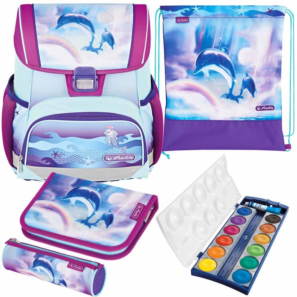 Herlitz Schulranzen Herlitz Schulranzen Set Loop Plus Ocean in Heaven  5-teilig