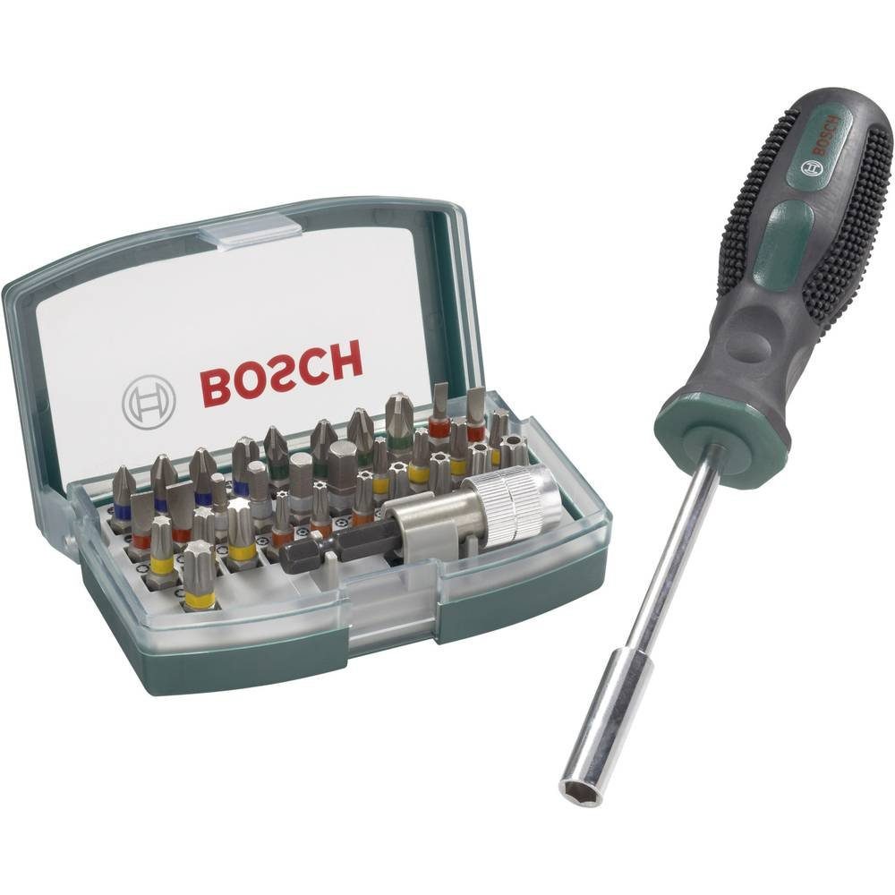 Bit-Set Farbcodierung mit 32tlg. BOSCH Schrauberbit-Set