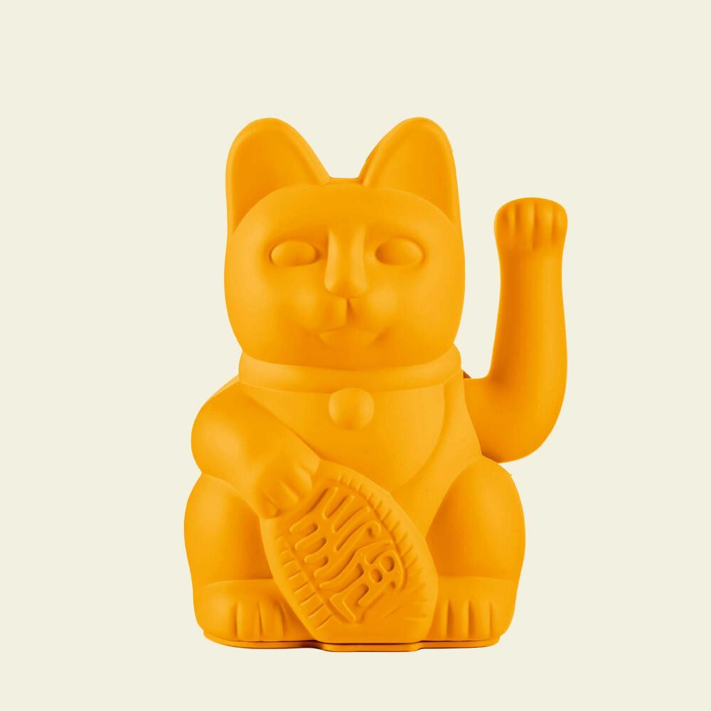 Donkey Products Dekofigur Lucky Cat Classic Deep Yellow