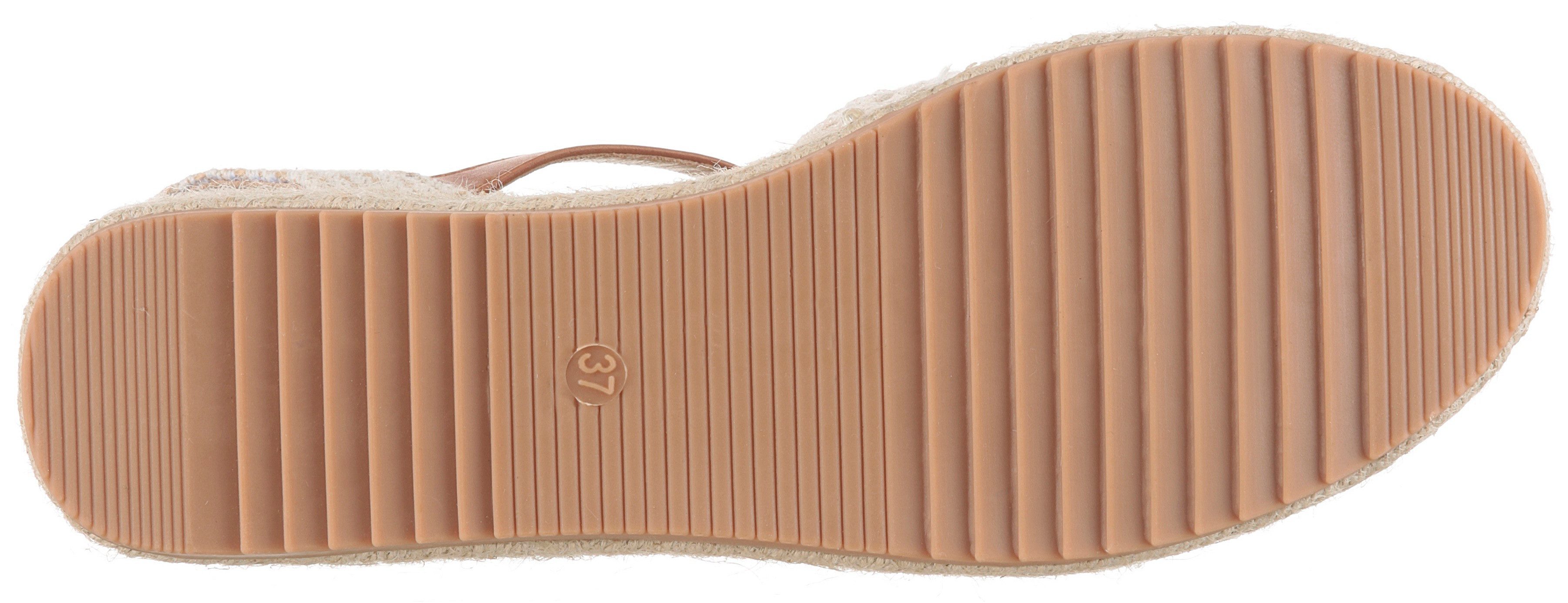Aniston SHOES Plateausandale Häkel-Sandale, Sommerschuh, Urlaubsschuh - NEUE KOLLEKTION – Bild 5 von 5