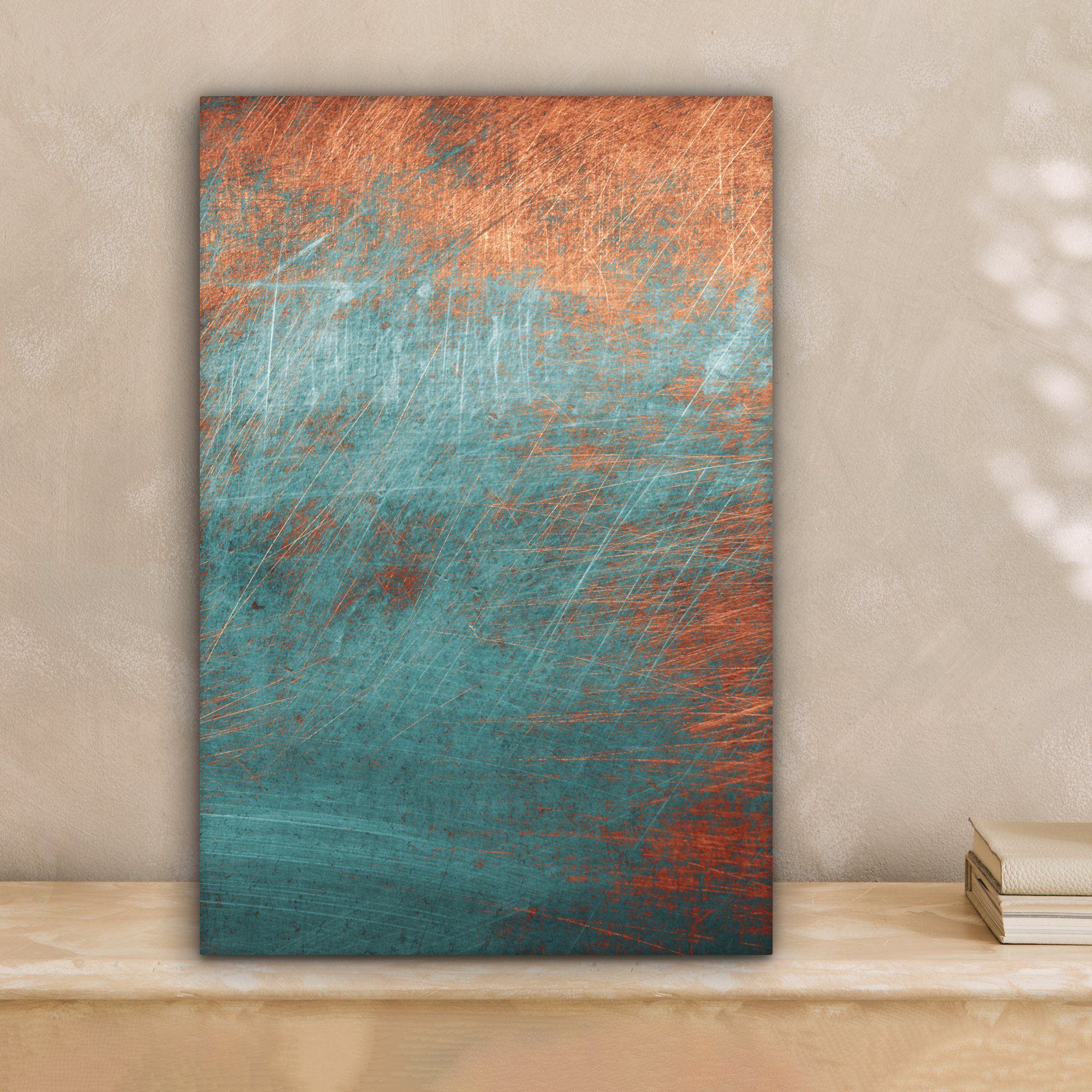 OneMillionCanvasses® Leinwandbild Metall - Rost - günstig online kaufen