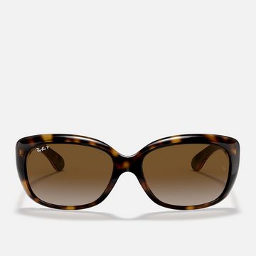 Ray-Ban Sonnenbrille Ray-Ban Jackie Ohh RB4101 710/T5 Light Havana Grey Braun 58 mm