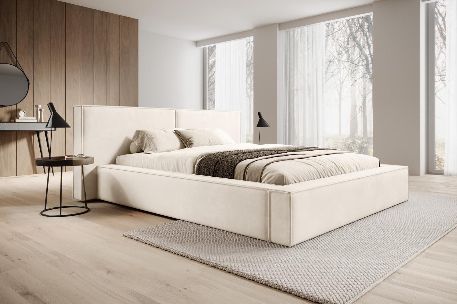 Compleo Polsterbett mit Bettkasten und Lattenrost, günstig online kaufen