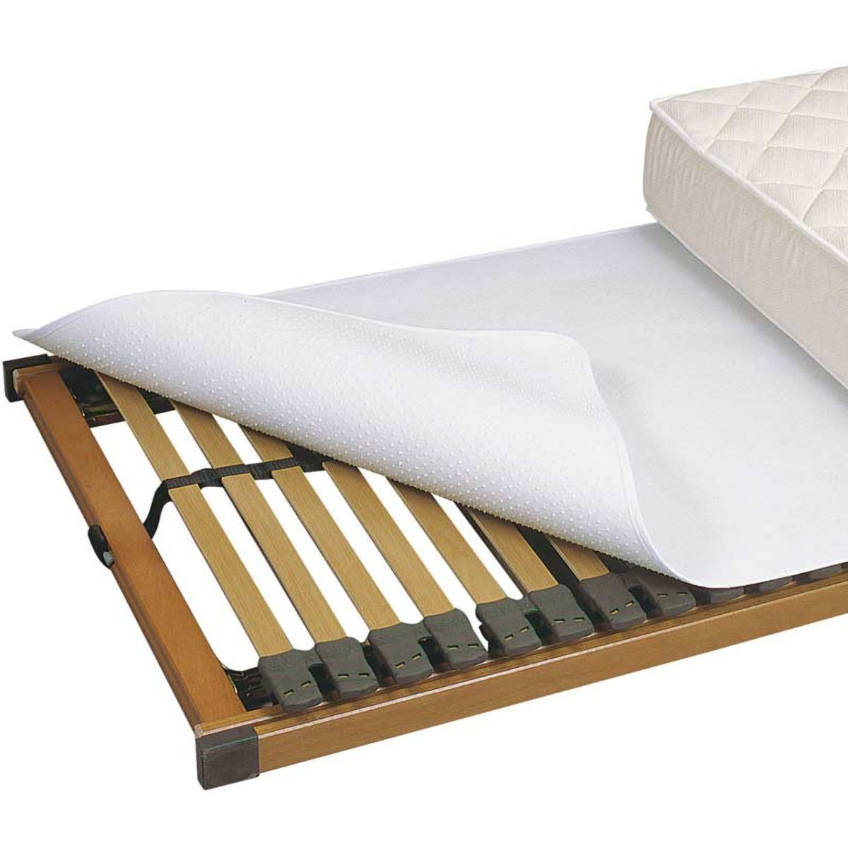 Matratzenschutzbezug Noppen f.a.n. Schlafkomfort, Noppen Matratzenschutz aus Klimafaser-Vlies