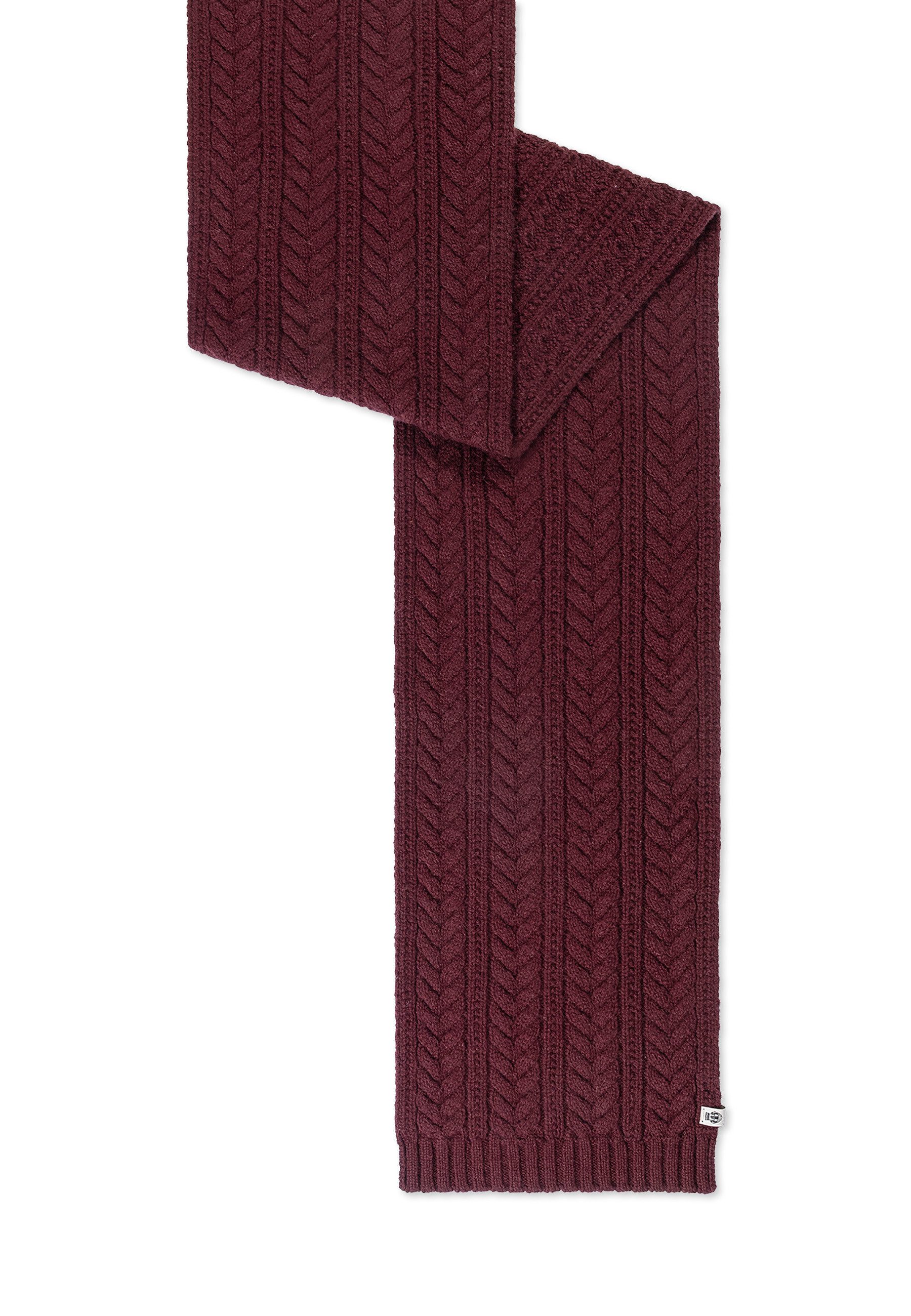 Roeckl Strickschal CASHMERE TWIST, Wollschal mit Zopfmuster