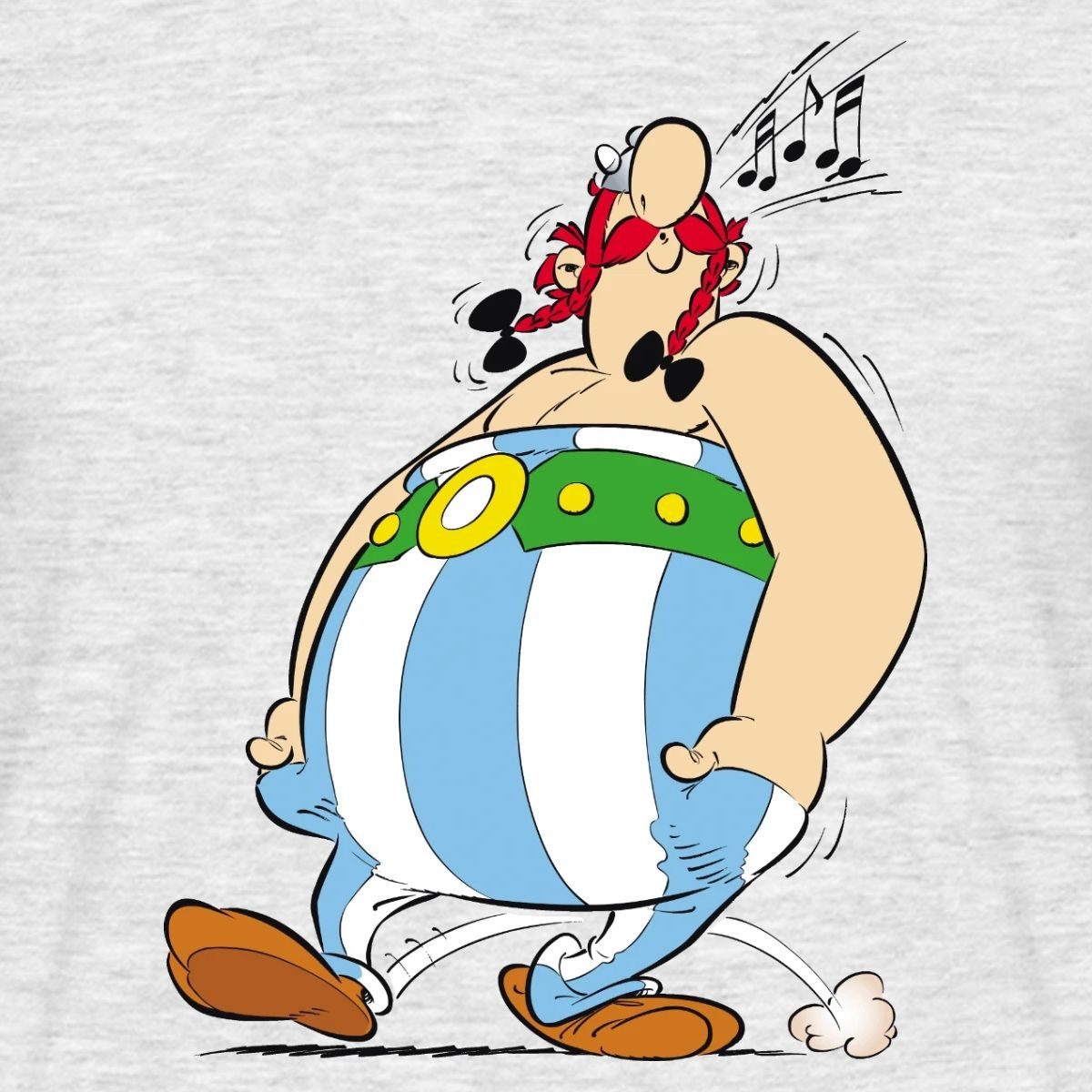 Spreadshirt T-Shirt Asterix & Obelix Pfeift Melodie Männer T-Shirt (1-tlg)