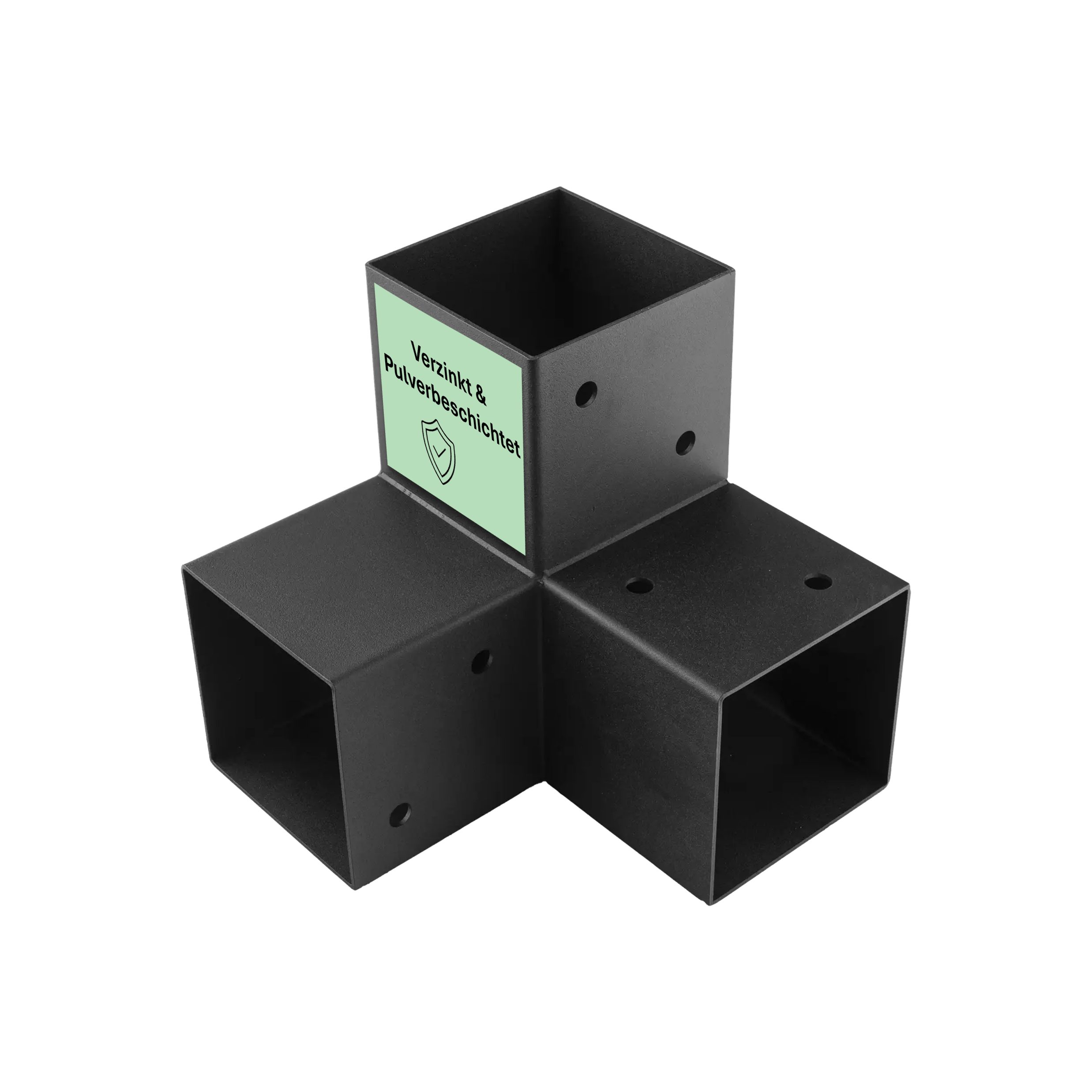 CLIP`N`SHADE Pfostenbeschlag Pfostenverbinder für 100x100 mm Eckverbinder Pfostenbeschlag