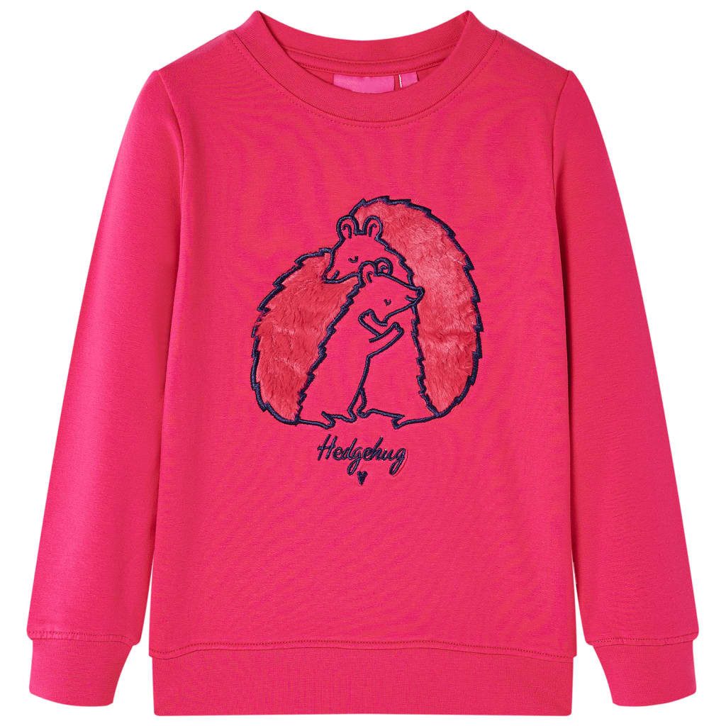 Sweatshirt Kinder-Sweatshirt Knallrosa 140