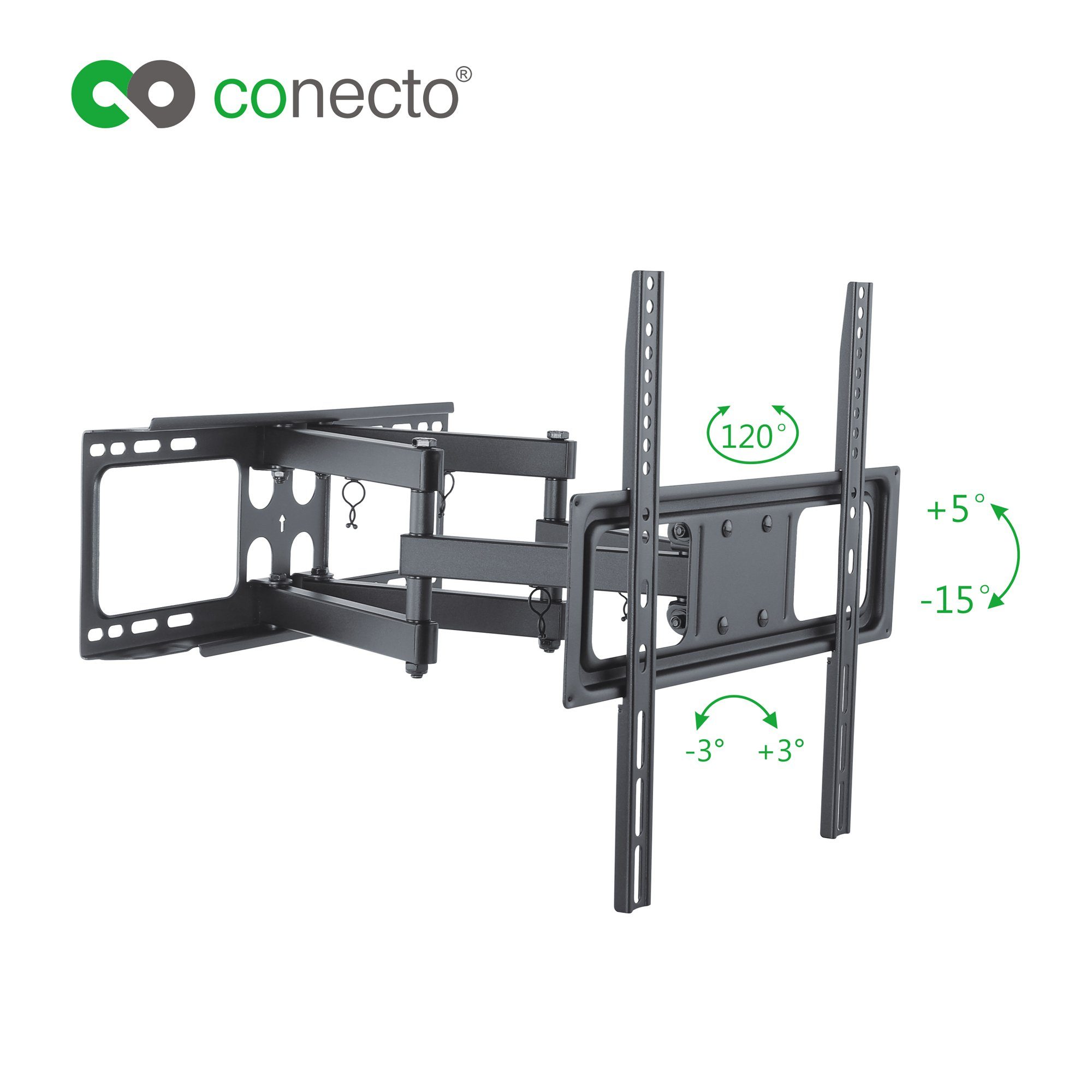 LCD (bis TV conecto LED für schwenkbar) Monitor neigbar, Fernseher Wandhalter Zoll, TV-Wandhalterung, 55 &