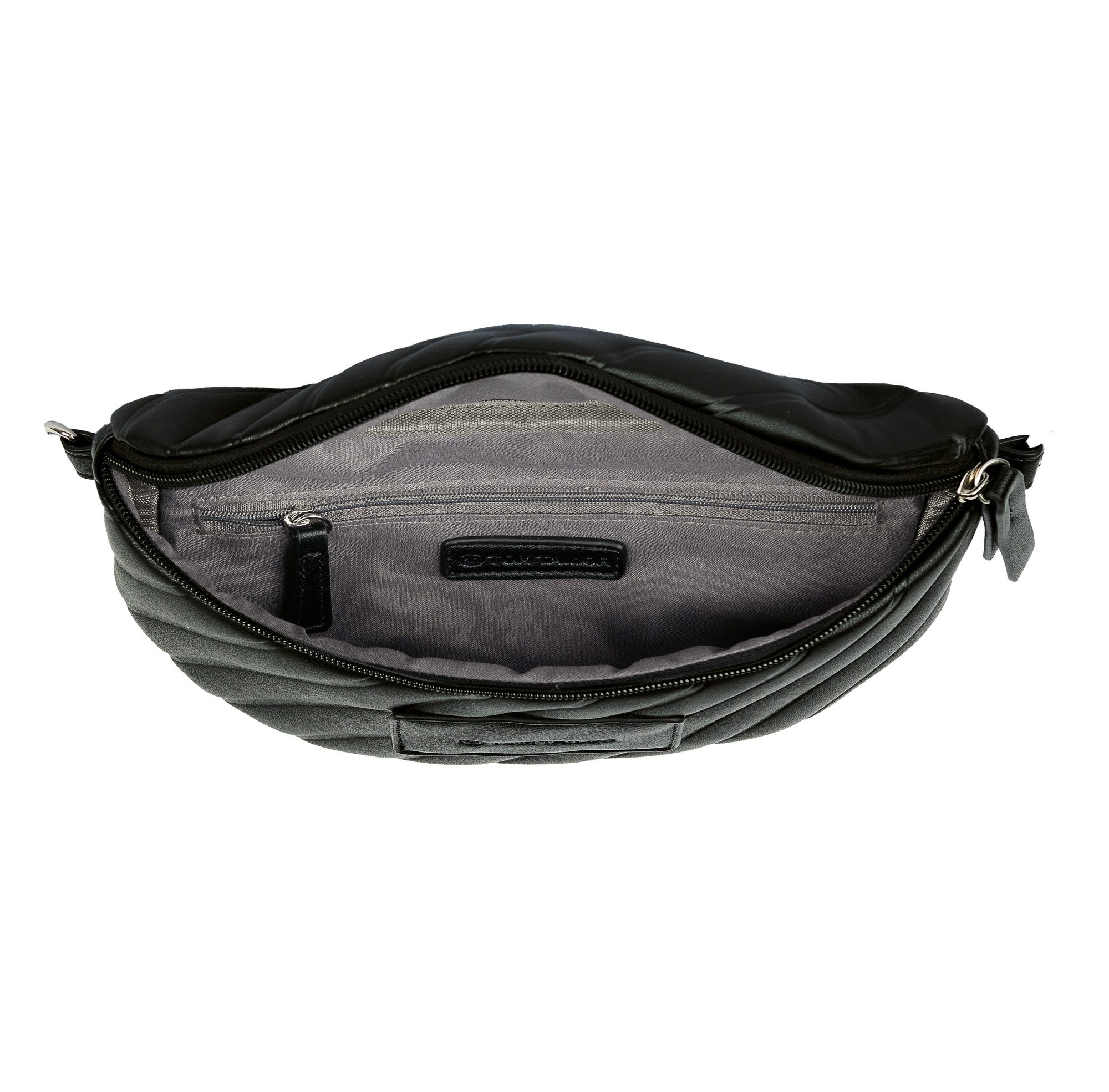 TOM TAILOR Bauchtasche Mirela, weich wattiert und elegant in trendigen Formaten