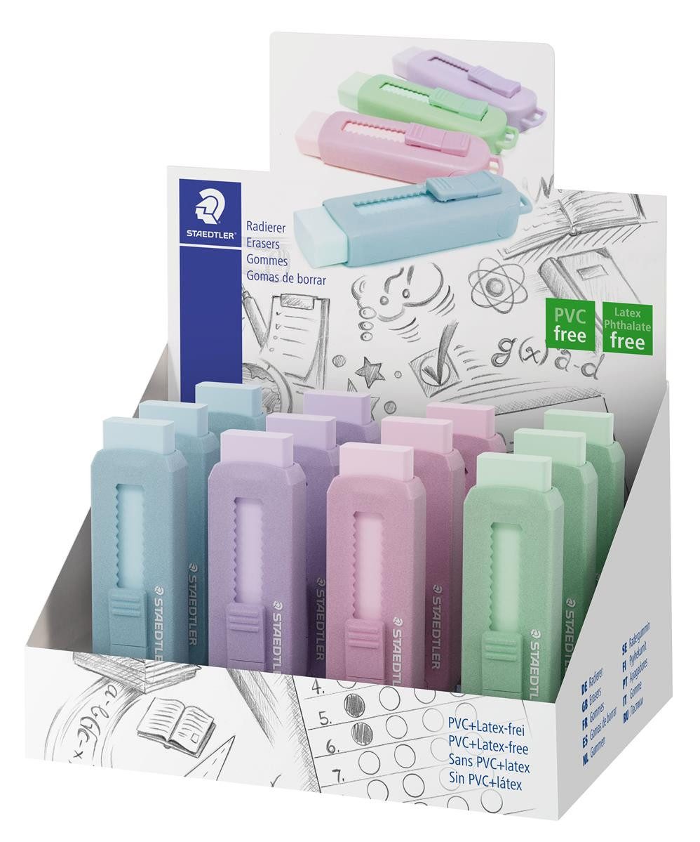STAEDTLER Radiergummi STAEDTLER® 525 PS1P-S Radierer mit Schiebehülle