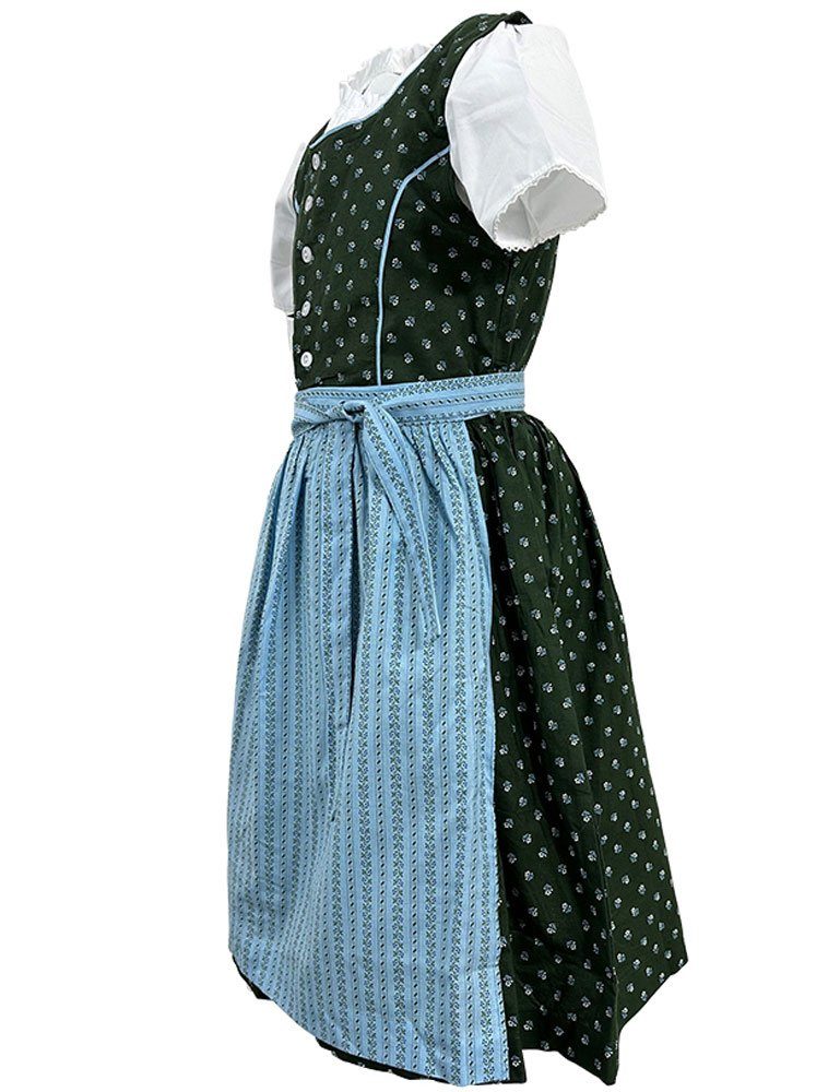 Isar-Trachten Dirndl Isar-Trachten Kinder Dirndl 'Lotte' 3-tlg. mit Blu
