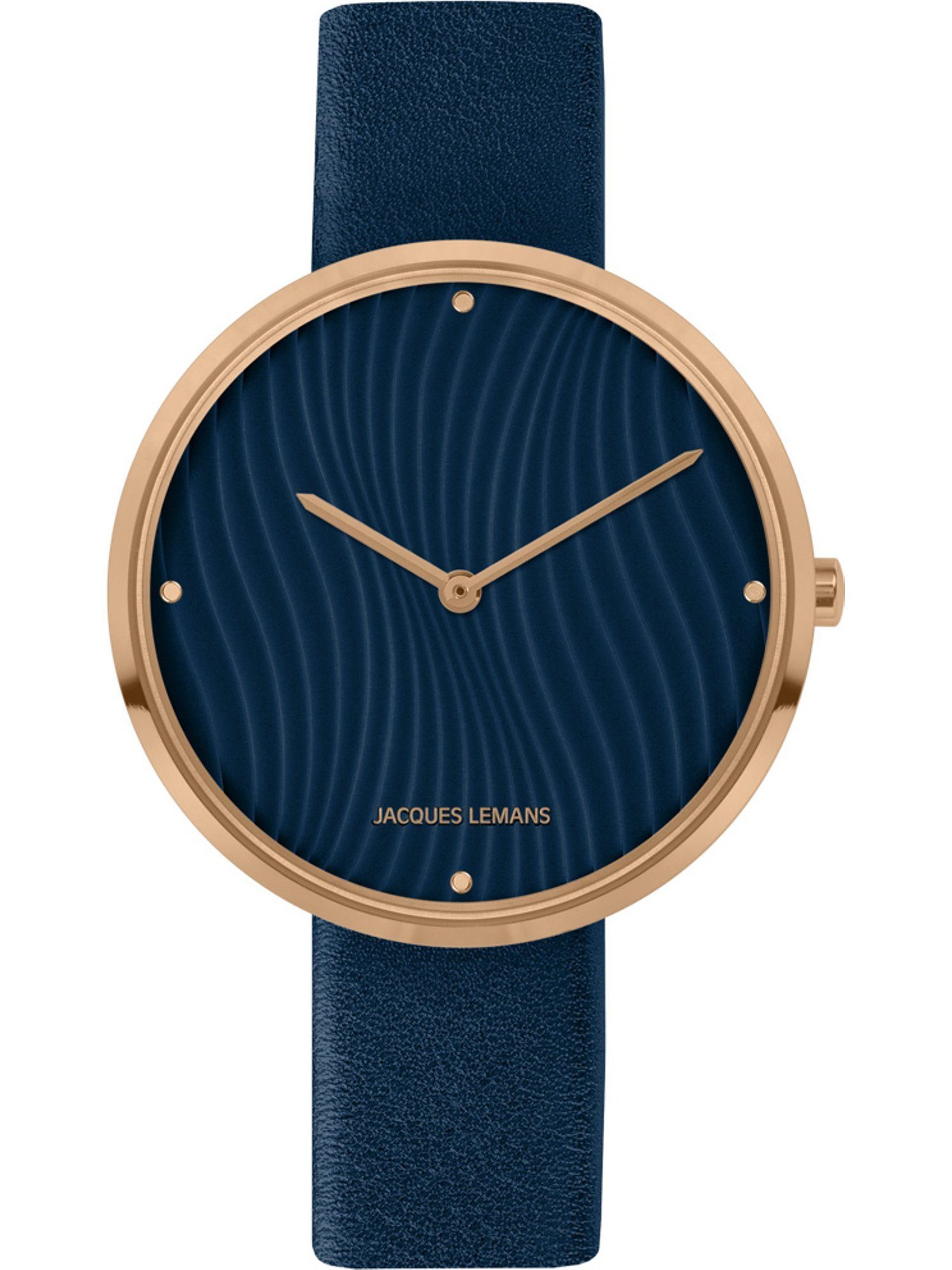 Jacques Lemans Quarzuhr Jacques Lemans Damen-Uhren Analog Quarz, Klassikuhr blau