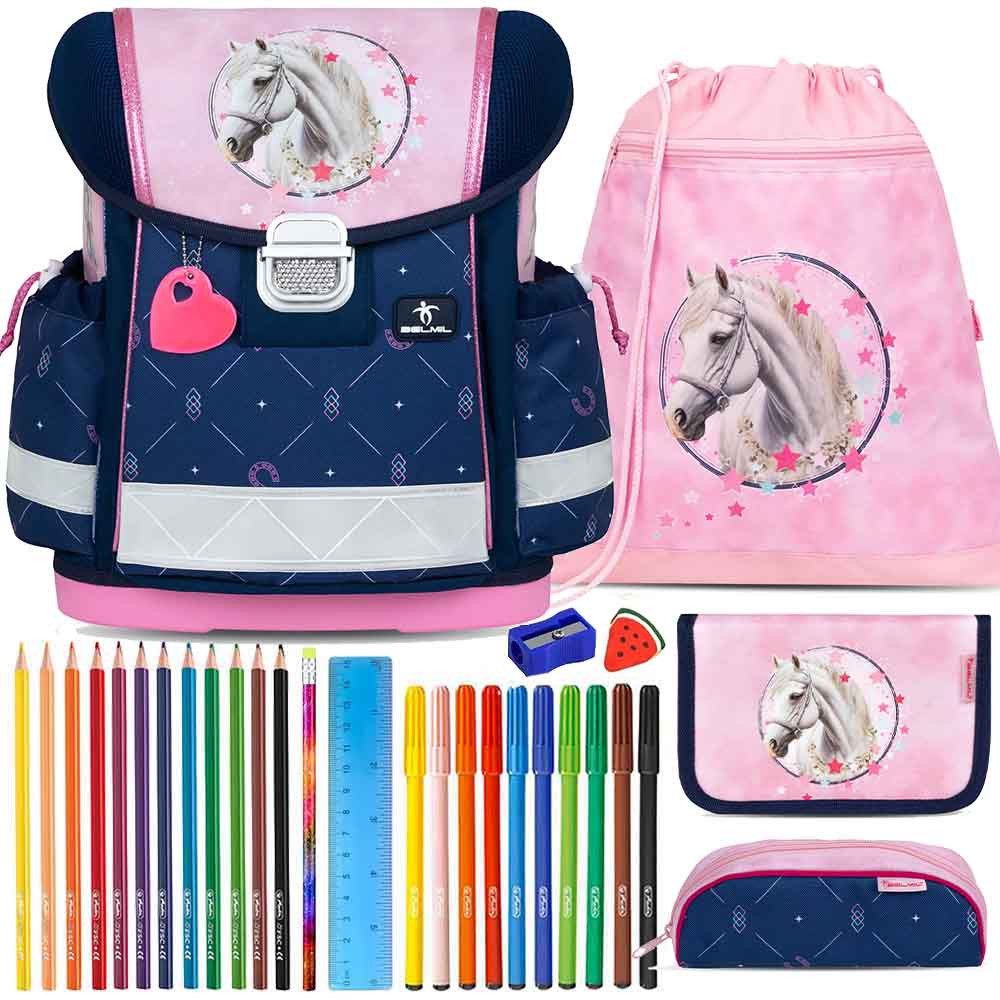 Schulranzen Set Classy 10-teilig 2025 Mädchen Amazing Horses