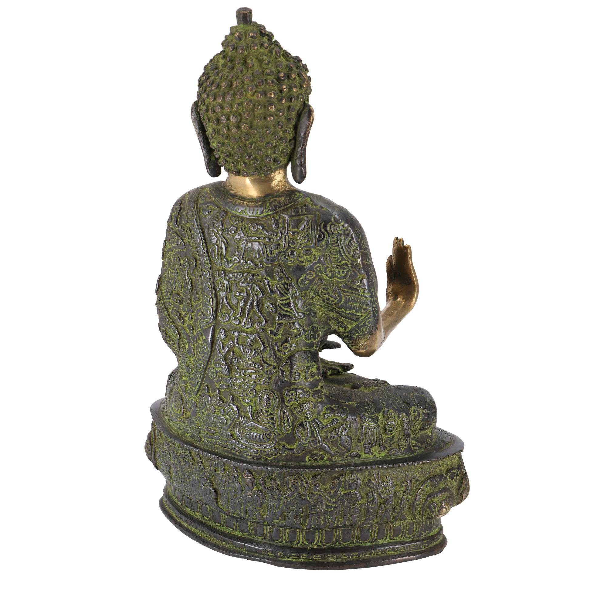 Buddhafigur Messing Guru-Shop Buddha Statue 1 Modell aus Buddha.. Amoghasiddhi