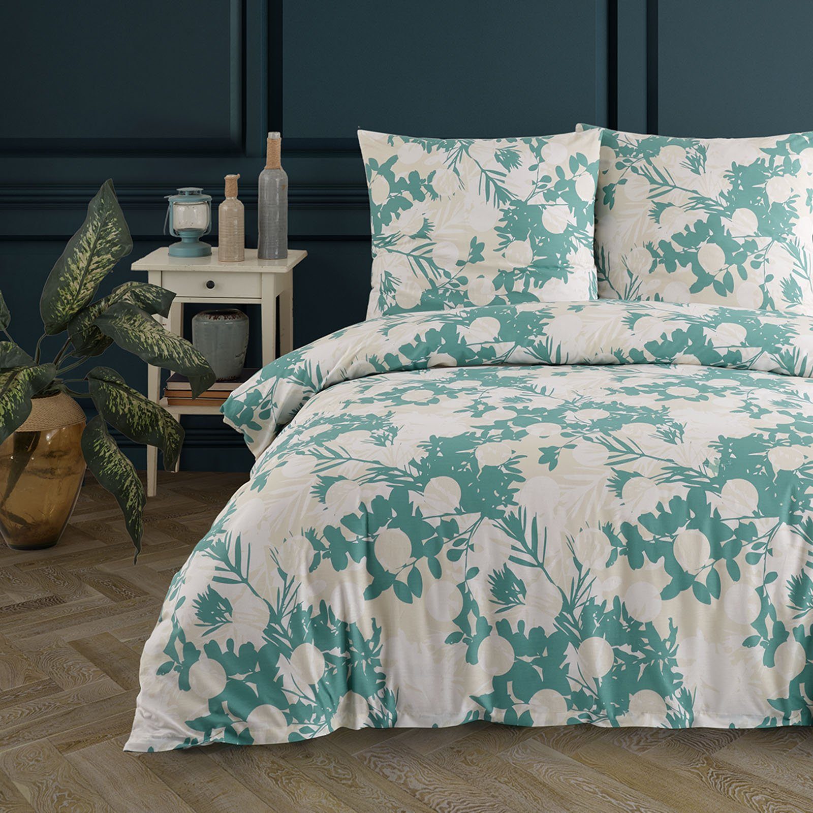 Buymax Bettwäsche Willow, Renforcé: 100% Baumwolle, 3 teilig, Premium 100% günstig online kaufen