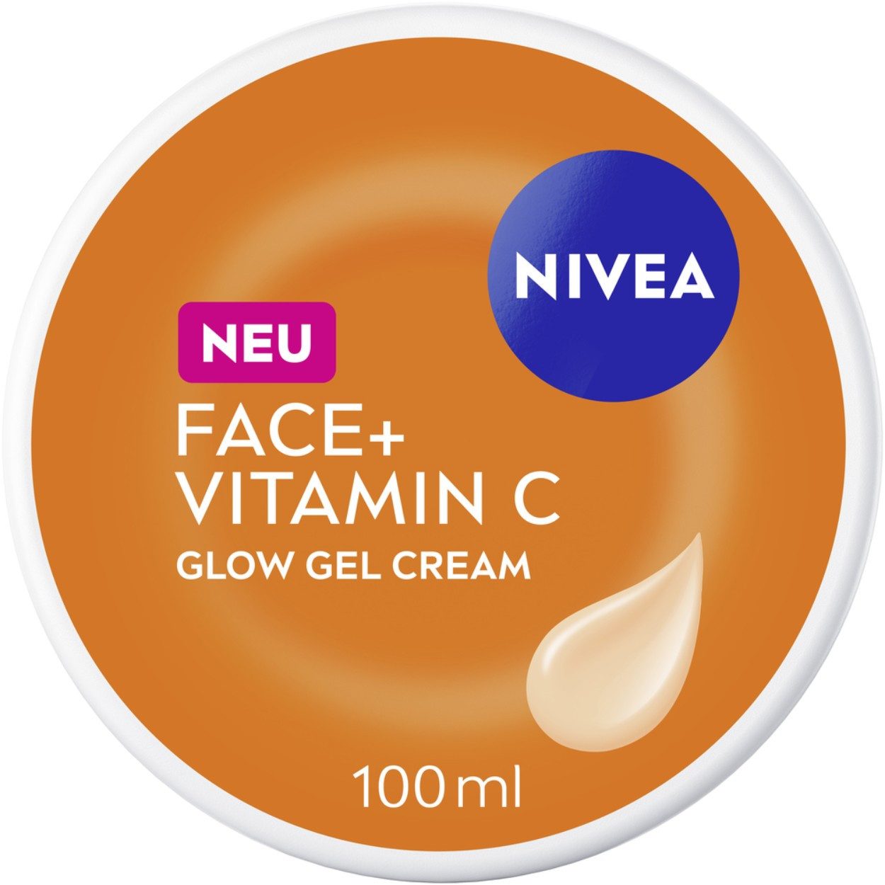Nivea Gesichtspflege FACE+ Vitamin C Glow Cream 3 x 100 ml Set, 3-tlg., Sofort frisches & belebtes Hautgefühl – Bild 4 von 5