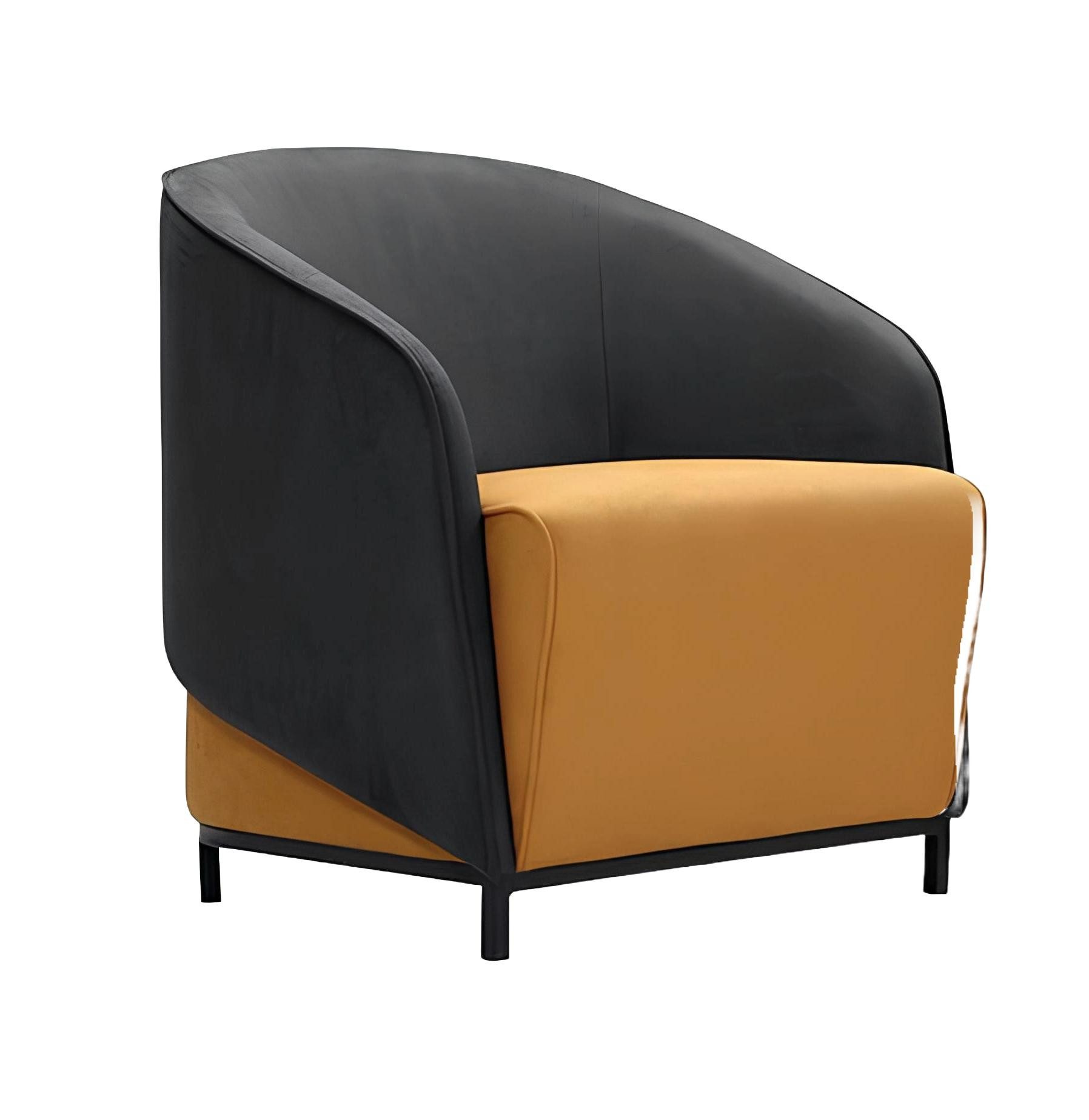 Xlmoebel Sessel Elegantes Einzelsofa aus Stoff oder Leder für Büro und Zuhause (Sessel), Hergestellt in Europa