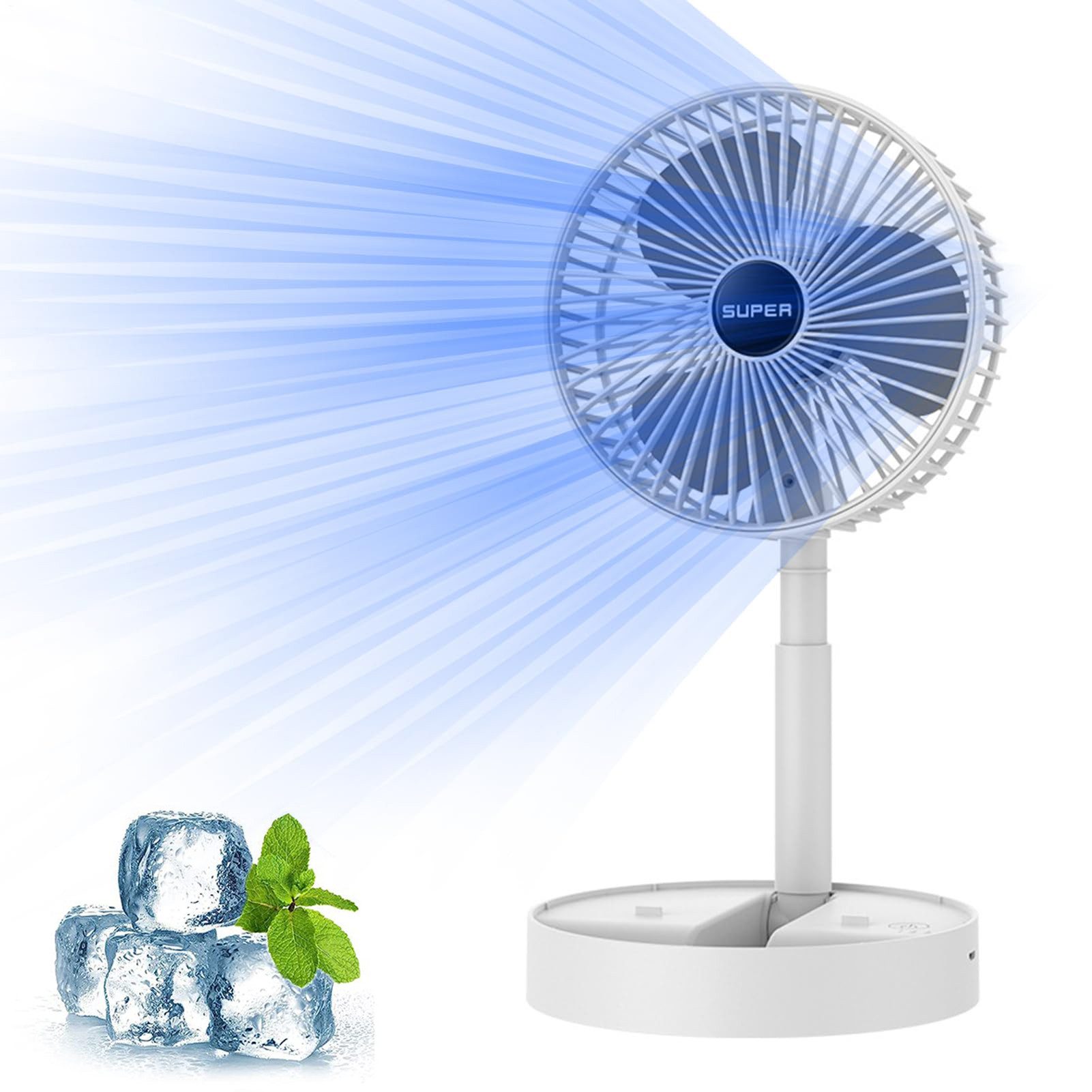 BlingBin Tischventilator Standventilator 1200 mAh Ventilator günstig online kaufen