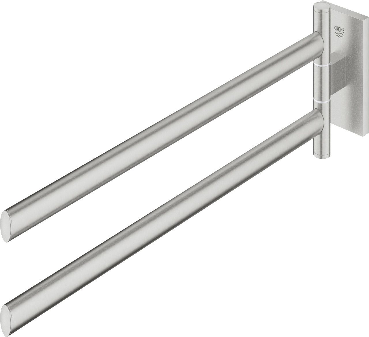 Grohe Doppelhandtuchhalter Grohe Start Cube Handtuchhalter günstig online kaufen