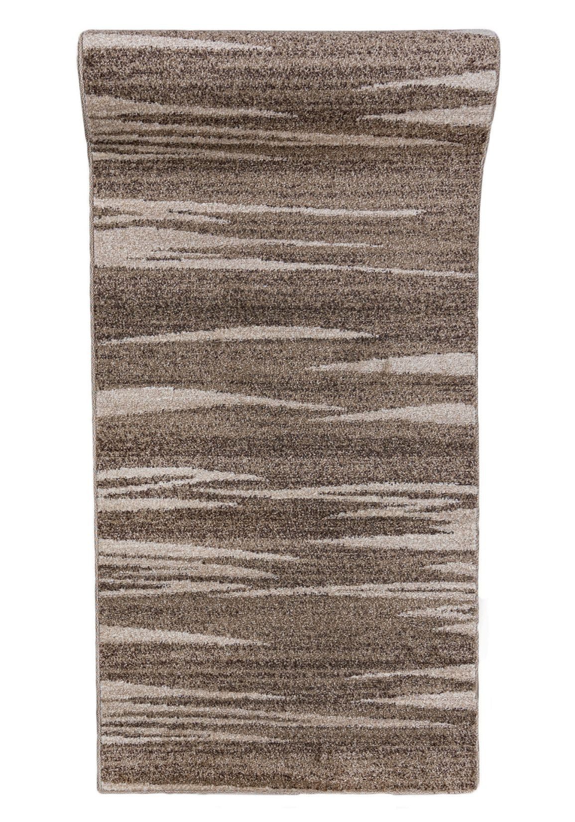 Mazovia Läufer Modern Abstrakt Beige Creme Flur, Schlafzimmer, Diele, Fußbodenheizung