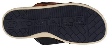 TOM TAILOR Pantolette, Sommerschuh, Schlappen, Poolslides, in Schuhweite G (weit)