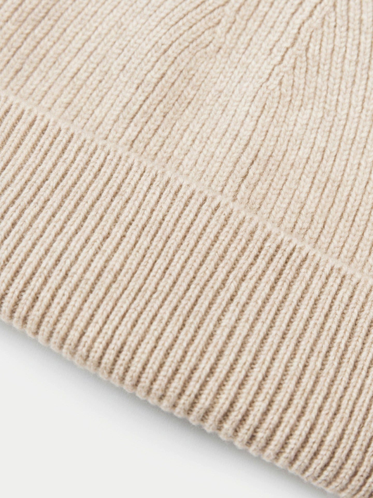 GOBI Cashmere Beanie Grob gerippte Beanie-Mütze – Bild 5 von 5