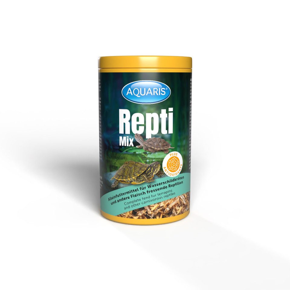 Bellfor AQUARIS Repti Mix - Schildkrötenfutter - 220g / 1 L, für: Reptilien