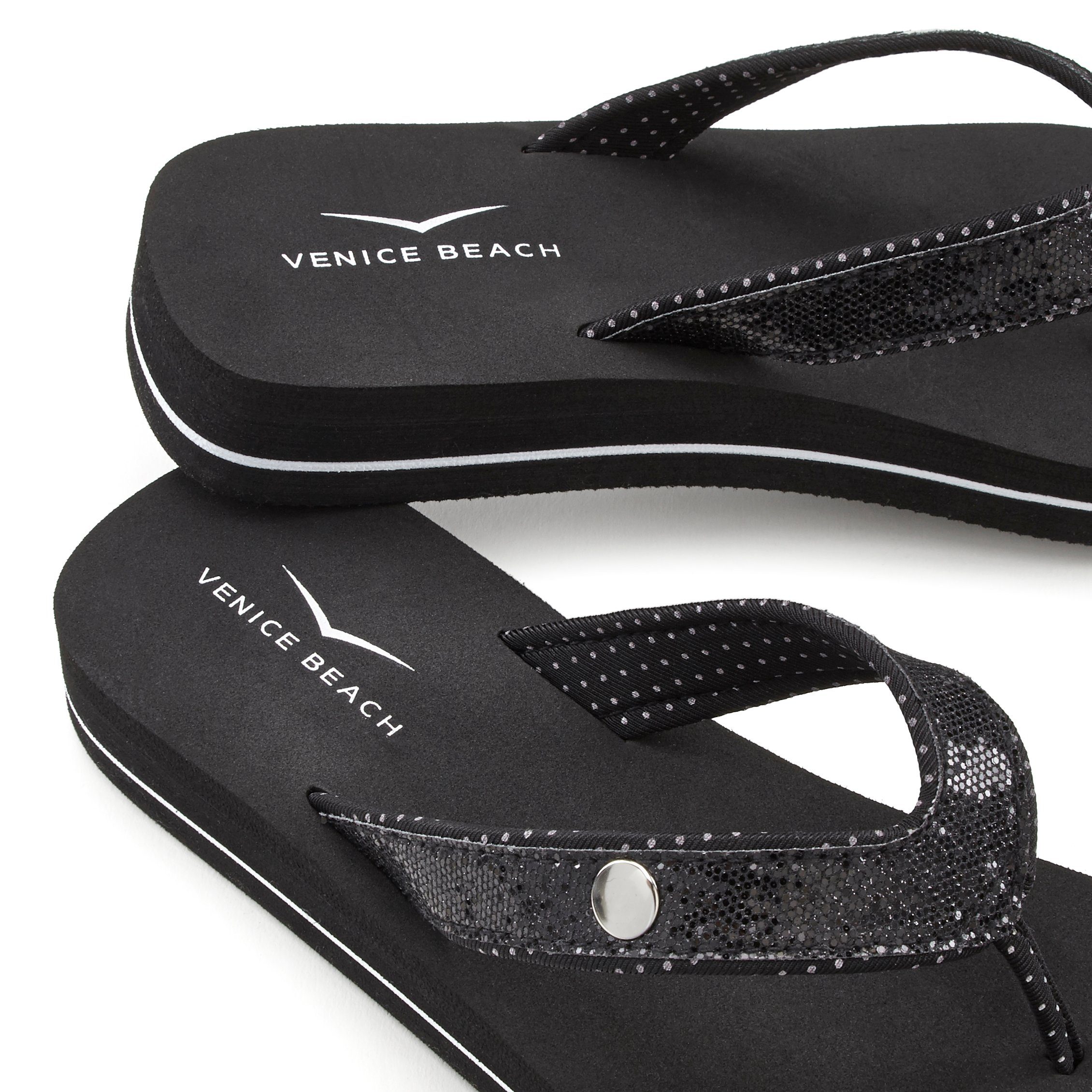 Venice Beach Sandale, Badeschuh, Badelatsche, Flip Flop, Badeschlappe, Pantolette Badezehentrenner Zehentrenner mit wasserabweisender und leichter Sohle VEGAN – Bild 5 von 5
